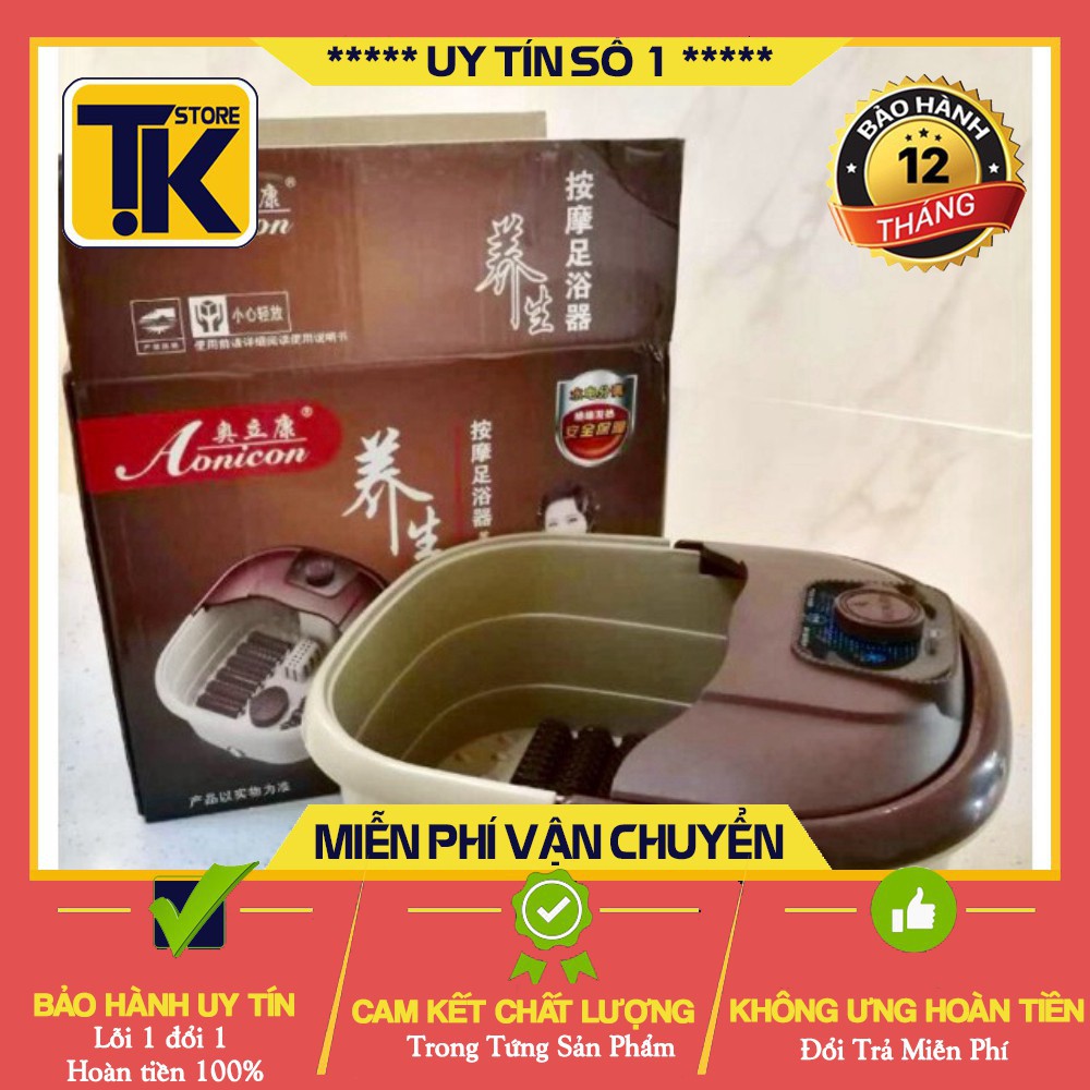 [Hàng Nội Địa] Chậu Ngâm Chân Massage OEM cắm điện cao cấp, chậu ngâm chân mát xa đa năng - Bảo hành 12 tháng