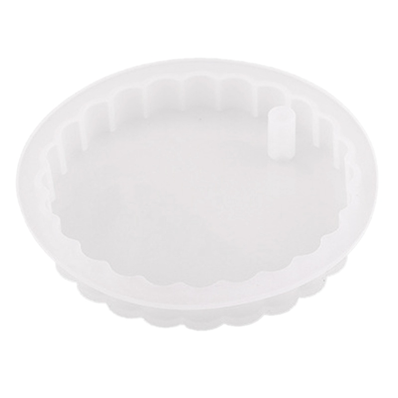 Khuôn Silicone Hình Tròn / Trái Tim / Oval Làm Trang Sức Epoxy Resin Thủ Công Diy