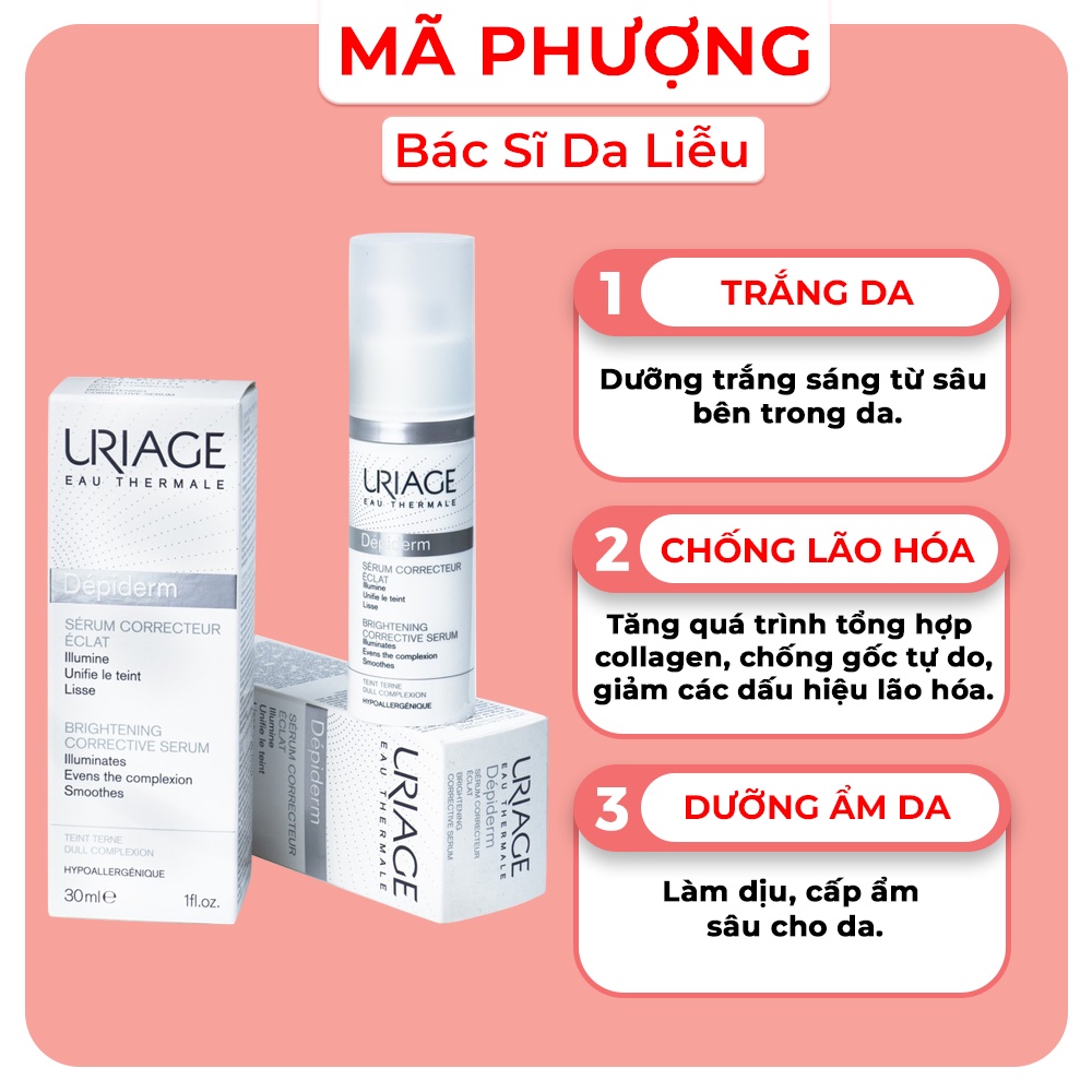 Tinh chất dưỡng trắng da URIAGE Depiderm Serum Correcteur Eclat ( 30ml )