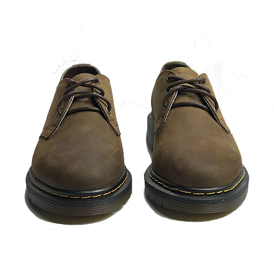 Giày tây nam Derby Dr Martens 1461 MAD Shoes wax Crazy Horse Brown cao cấp