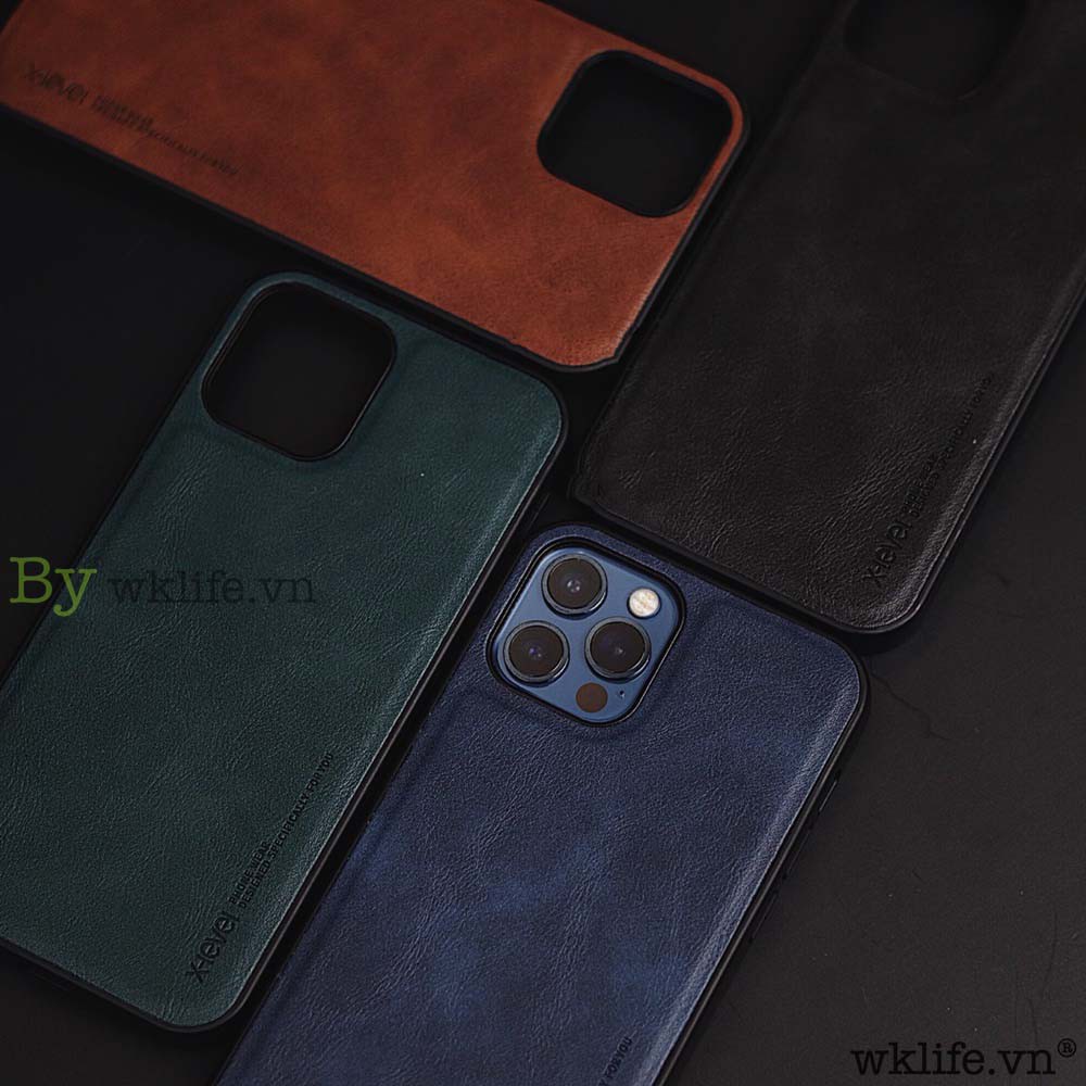 Ốp Da iPhone 11 12 Pro Max X-Level Earl III Leather Case Hàng Chính Hãng