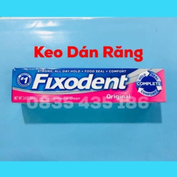 Keo Dán Răng Fixodent