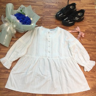 Aó babydoll ,áo babydoll thô, tay bồng