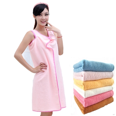 Khăn choàng tắm bằng vi sợi tiện dụng cho nữ