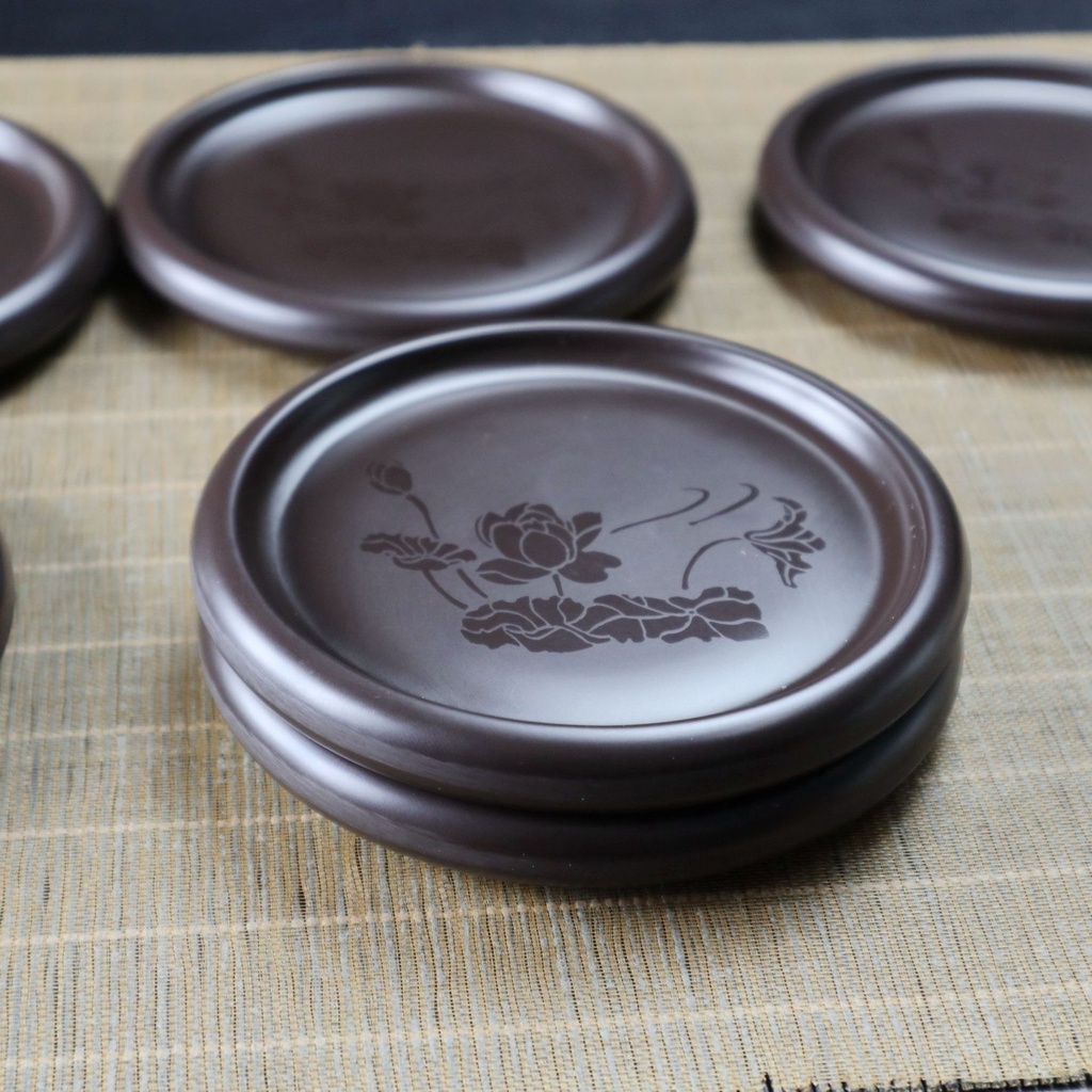 Thuyền Trà Dưỡng Ấm Tử Sa, Đế kê lót ấm chén Bakelite (phíp)
