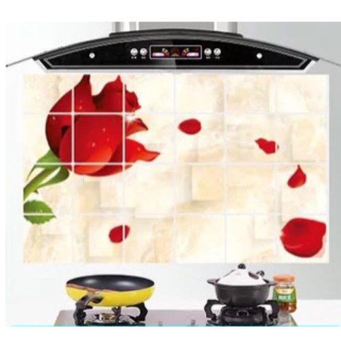 Decal dán bếp 60x90cm tráng nhôm - GIAO NGẪU NHIÊN