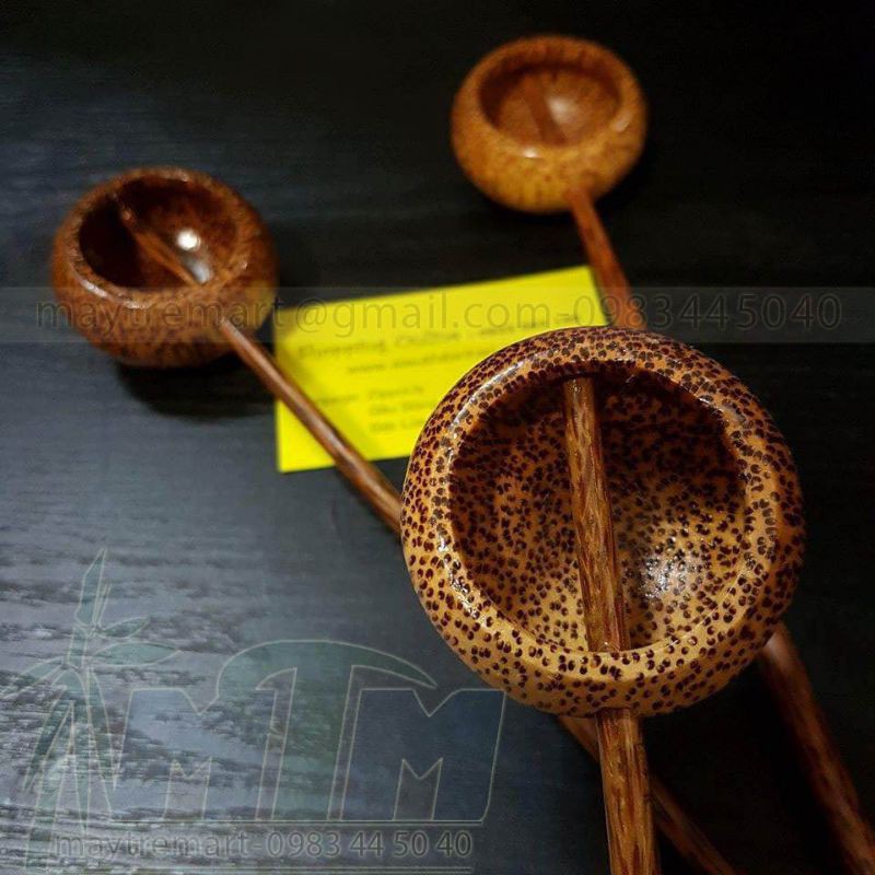 Gáo dừa chụp ảnh decor