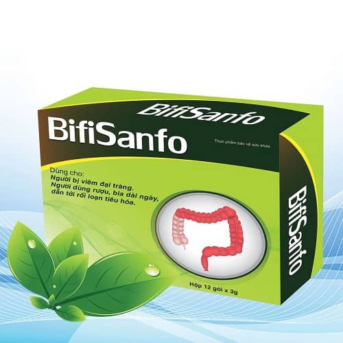 Men tiêu hóa Bifisanfo - bổ sung 12 lợi khuẩn,trị rối loạn tiêu hóa cho người lớn và trẻ em