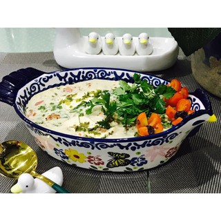 Thố sứ sâu lòng dáng con gà