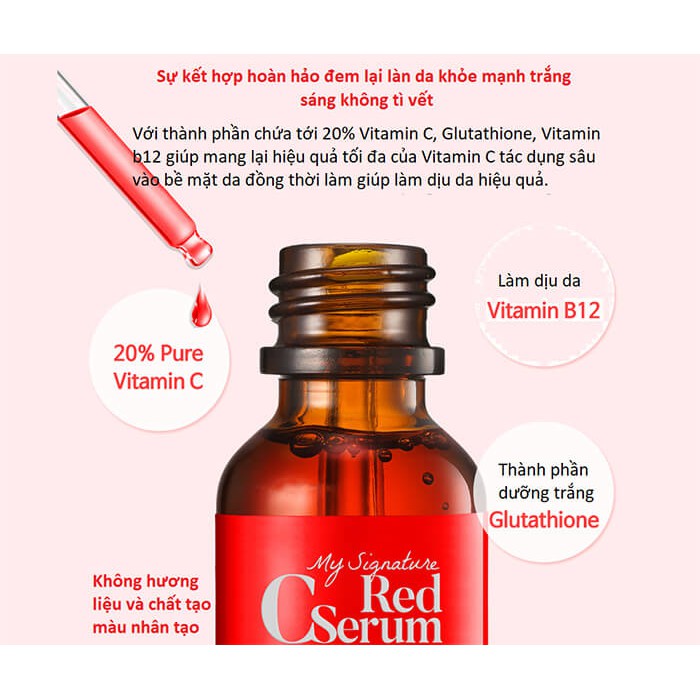 [BEAUTY CLUB] Tinh Chất Tiam My Signature Red C Serum 30ml. [HÀNG HIỆU] | BigBuy360 - bigbuy360.vn