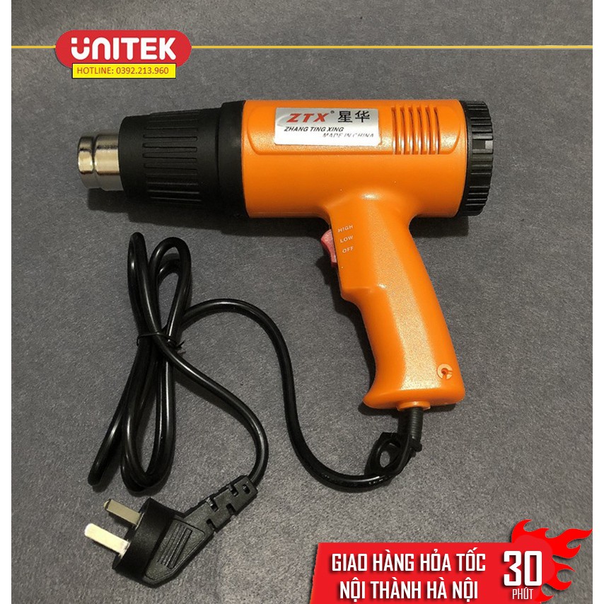 Máy Khò Nhiệt, Màng Co, Đóng Seal, Thổi Hơi Nóng 1500W (Có Điều Chỉnh Nhiệt)