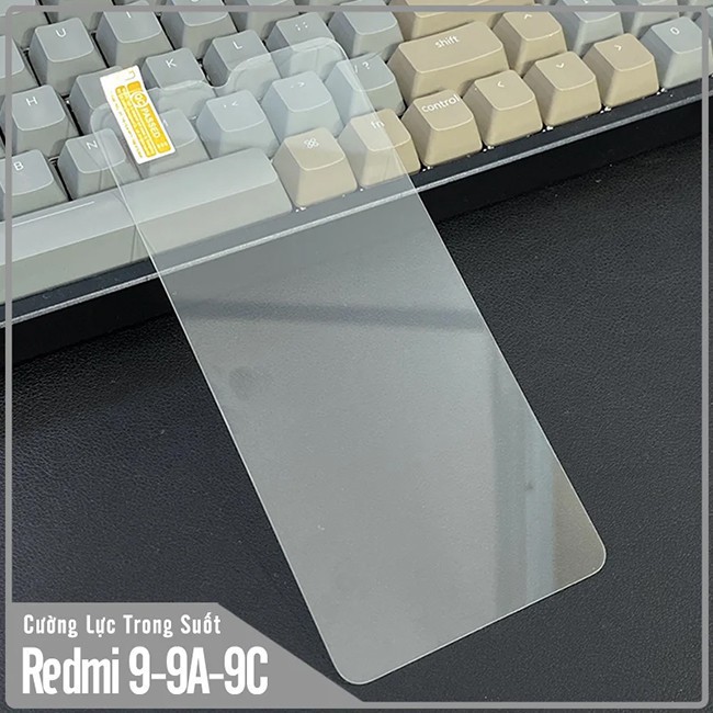 Kính cường lực Redmi 9 9A 9C 9T full màn cao cấp chống trầy xước màn tặng kèm khăn lau màn hình Kính [9D]