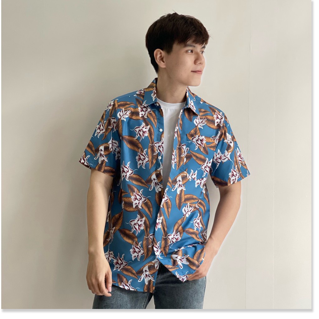 ÁO SƠ MI FORM RỘNG DÀNH CHO NAM HOẠ TIẾT ĐỘC LẠ, PHONG CÁCH MỚI /  CÓ ĐẦY ĐỦ SIZE LANA FASHION
