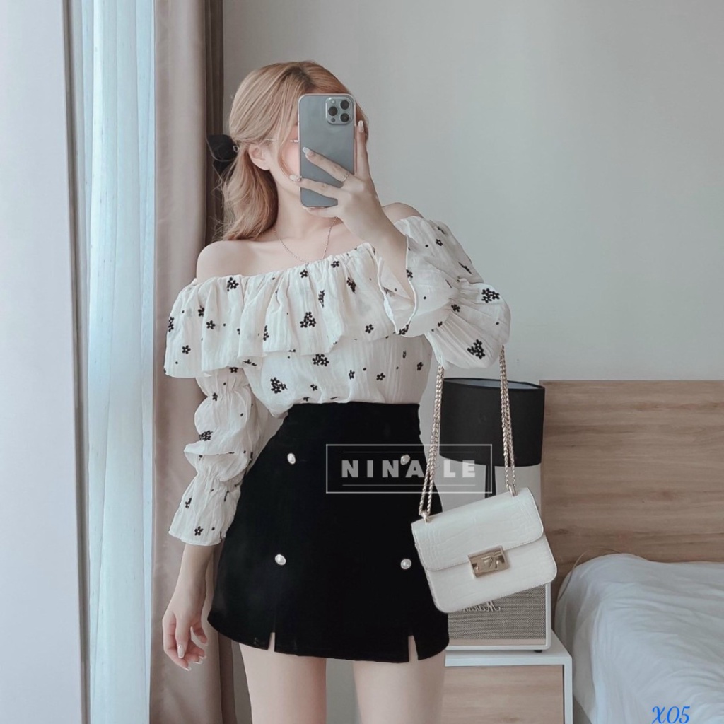 SET VÁY UMI ÁO XỐP GÂN UP thoi trang shop valentina