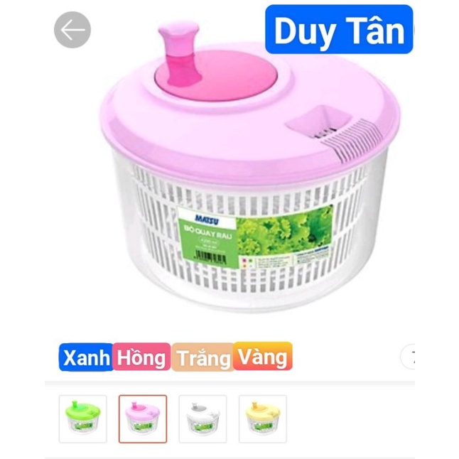 ( hàng mới) HOẢ TỐC 1H Rổ Vắt Rau, Quay Hoa Quả Duy Tân Các Cỡ  Nhỏ/To ( Sỉ Giá Tốt)