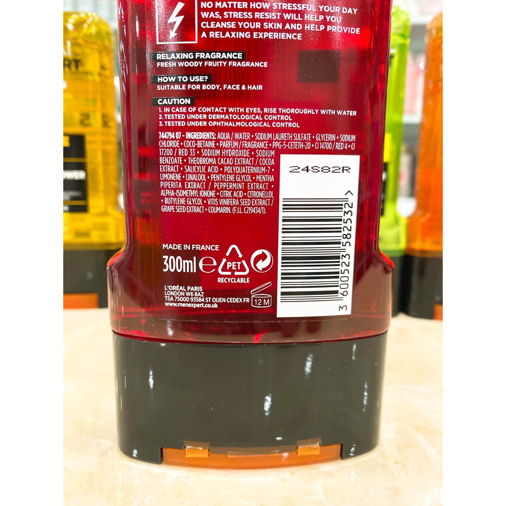 Sữa Tắm Gội Dạng Gel 5IN1 Loreal For Men 300ml Pháp | Nguyên Hương Store