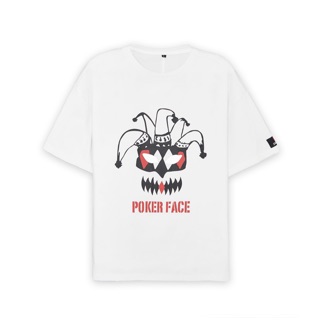 Áo phông tay ngắn POKER FACE TEE (Trắng) - ZUNEZX