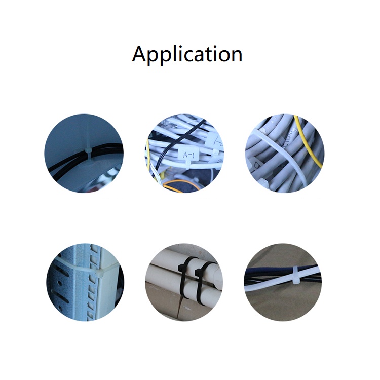 8*400mm  10*500mm Self-Locking Nylon Cable Tie Plastic Network Wire Tie  8x400mm  10x500mm Black And White Optional Cuộn Dây Mạng 8x400mm 10x500mm  Chất Lượng Cao