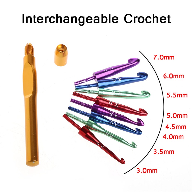 Kim Móc Đan Len Bằng Nhôm Có Thể Thay Đổi Được