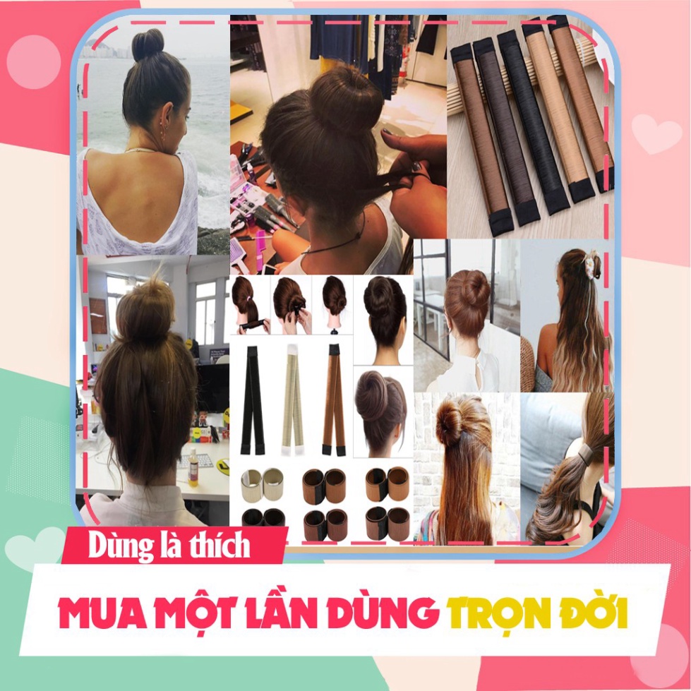 [Xả Kho] Thanh Cuộn Búi Tóc đa năng
