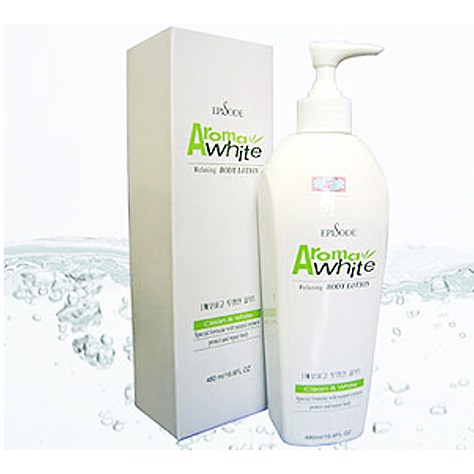 Sữa dưỡng thể trắng da Aroma White Body Lotion 480ml