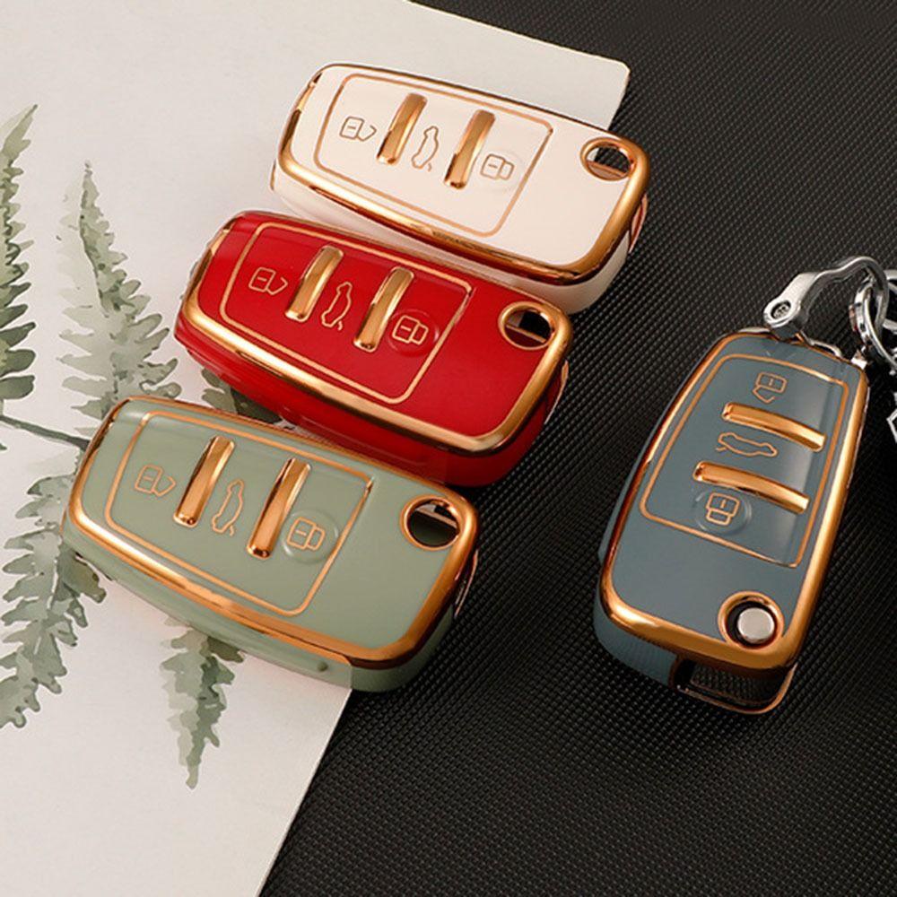MAG Vỏ Bọc Chìa Khóa Điều Khiển Từ Xa Cho Xe Hơi Audi A1 A3 A4 A5 A6