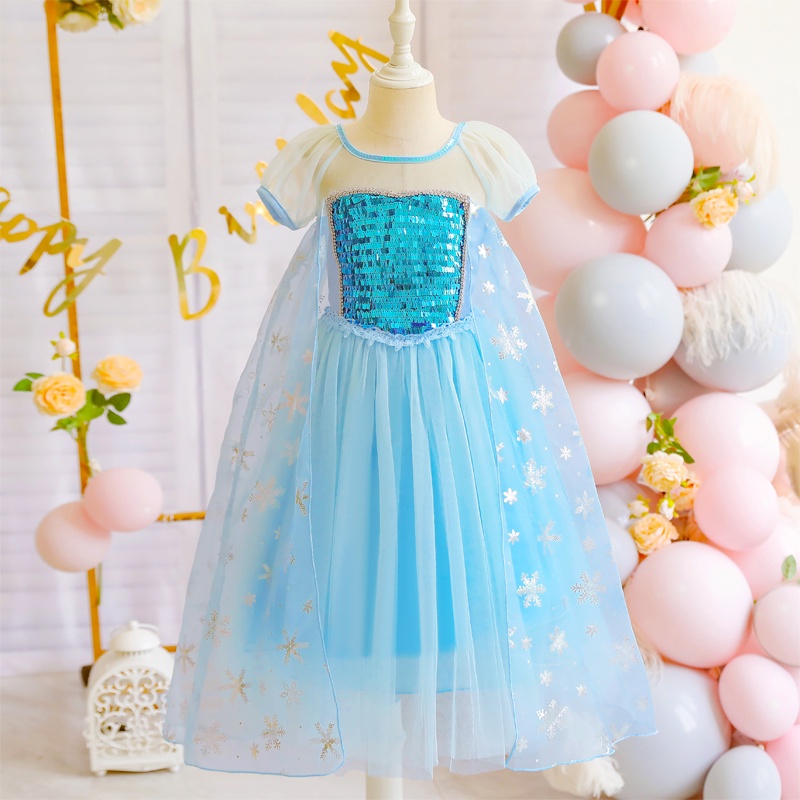 Váy bé gái NNJXD phong cách công chúa frozen xinh xắn