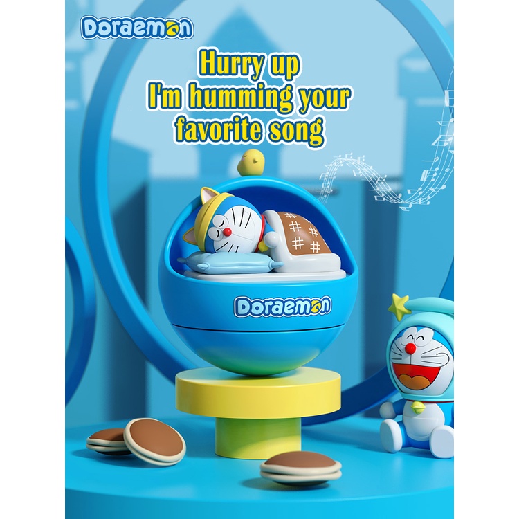 Hộp nhạc xoay hình Doraemon cỡ nhỏ dùng trang trí | BigBuy360 - bigbuy360.vn
