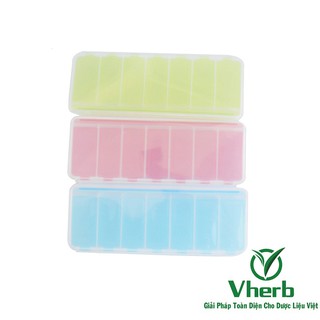 Hộp đựng thuốc 7 ngăn to tiện lợi, có số chia theo ngày
