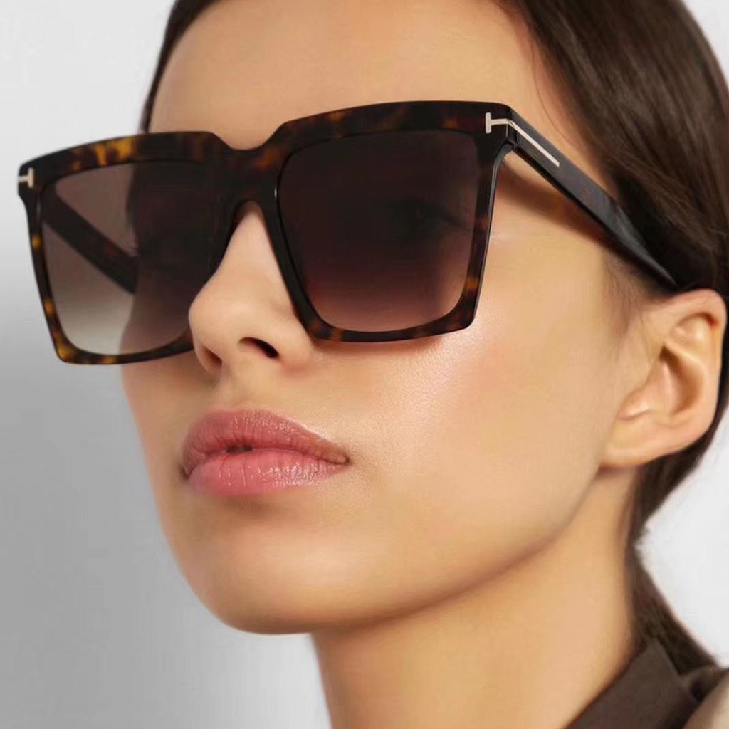 Kính Mát Gọng Vuông Phong Cách Vintage Cho Nam Và Nữ