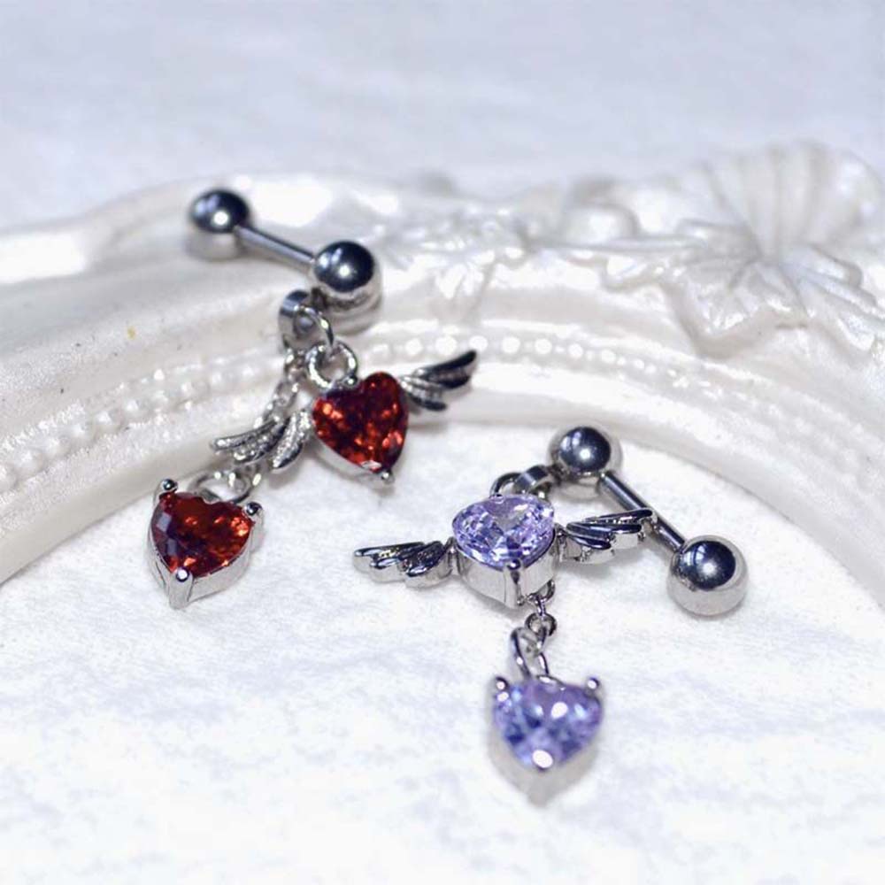 1 Khuyên Tai Hình Đôi Cánh Thiên Thần Thời Trang Âu Mỹ