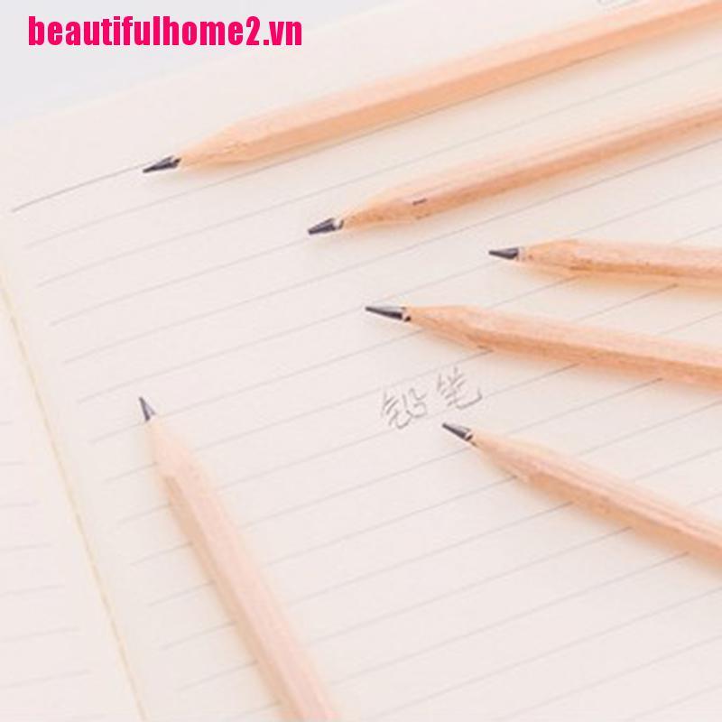 Bộ 10 bút chì bằng gỗ tự nhiên cho học sinh | BigBuy360 - bigbuy360.vn