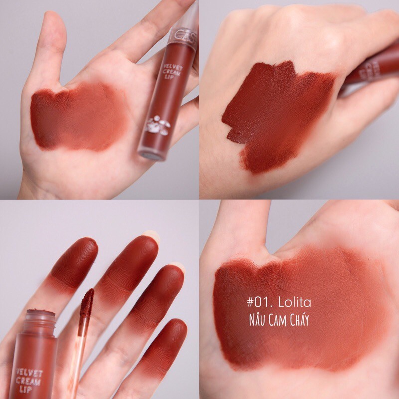 [MUA 1 TẶNG 1] SON KEM DARLING VELVET CREAM LIP | UNICORN CASTLE | Thế Giới Skin Care