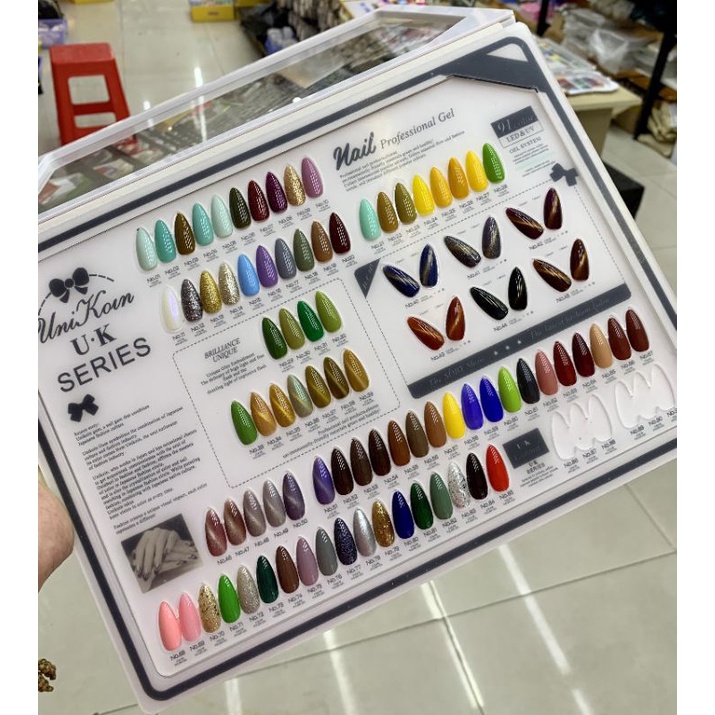 Set sơn Uk 85 màu - Chất gel đặc - cọ mướt - công nghệ Nhật Bản -  sơn gel nail chuyên dụng - siêu hottt
