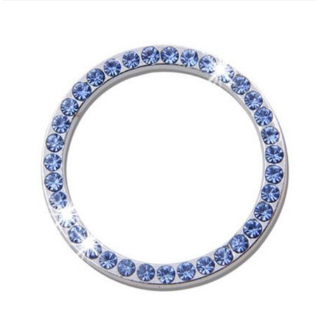 Vòng đính đá pha lê trang trí nút khởi động xe hơi