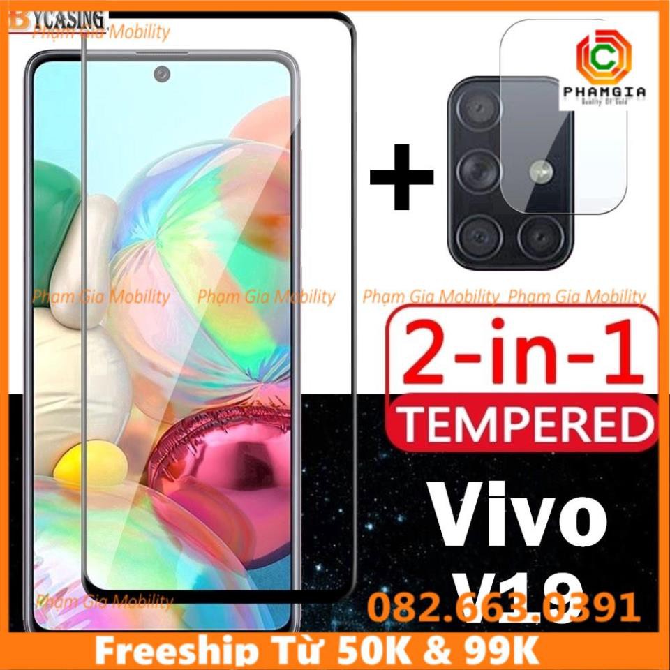 Kính Cường Lực VIVO V19 V19 neo full toàn màn hình, full keo tặng đầy đủ phụ kiện