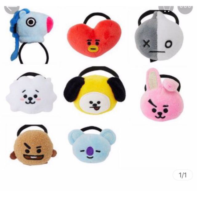 Cột tóc cục bông BT21 BTS giá rẻ