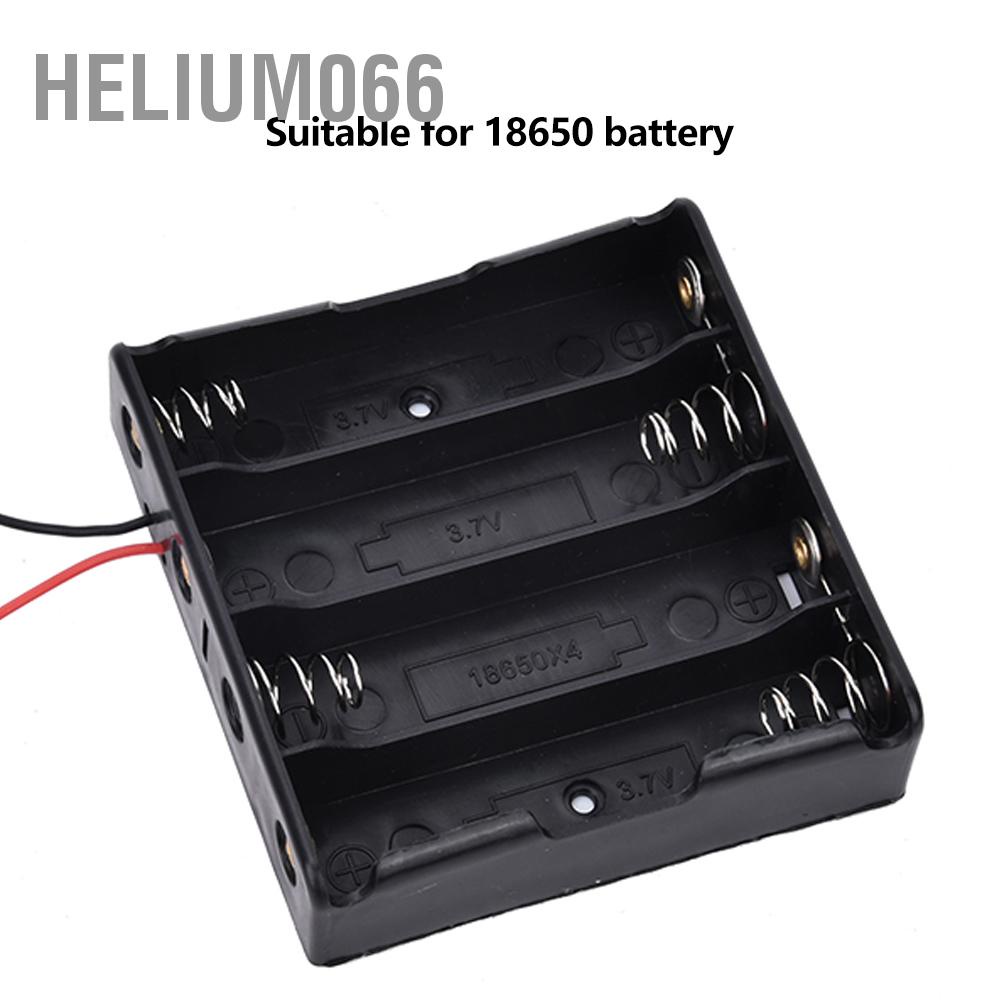 Vỏ đựng pin bằng nhựa phù hợp với 18650 3.7V có dây dẫn