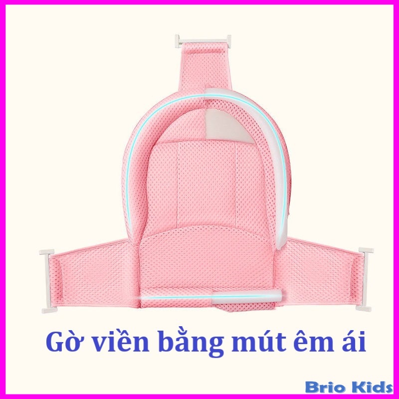 Lưới Tắm Sơ Sinh Cho Em Bé, phù hợp với nhiều loại chậu tắm hiện nay.