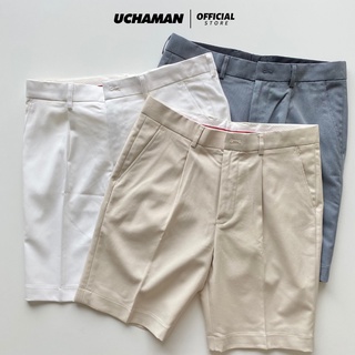 Quần short đùi tây âu nam uchaman chất co giãn chống nhăn