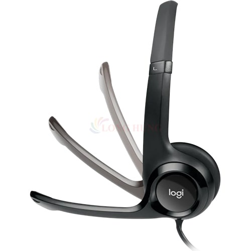 Tai nghe chụp tai có dây Logitech H390 - Hàng chính hãng - Kết nối dây lên đến 2.33 m, hỗ trợ âm thanh kỹ thuật số