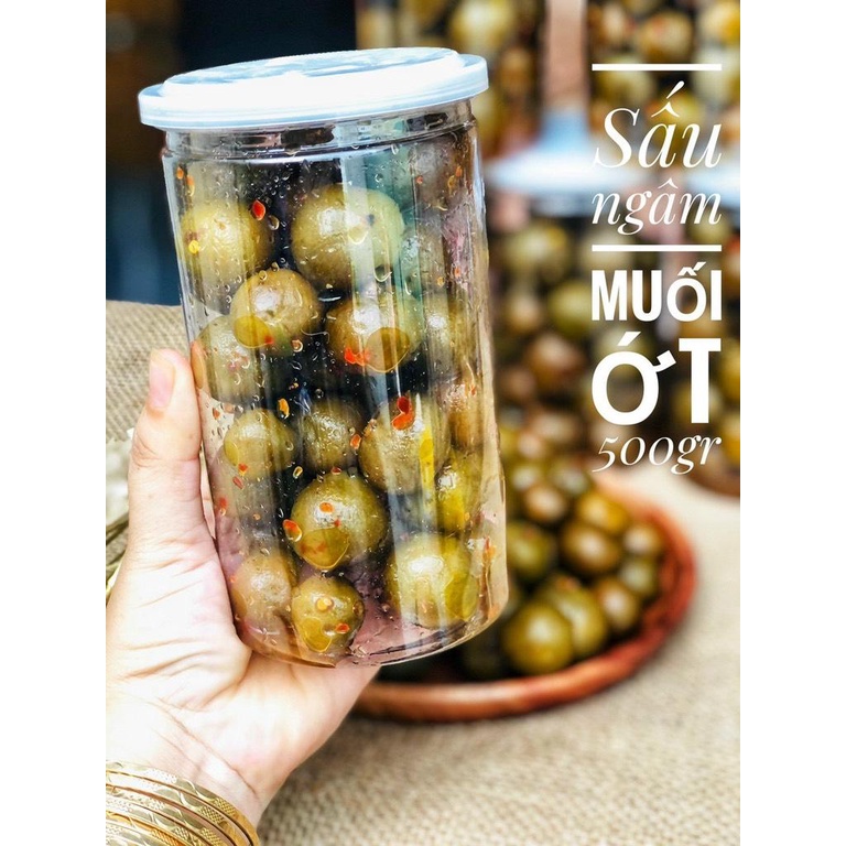 Chảy Nước Miếng Với Món Sấu Ngâm Muối Ớt Hũ 500g Tạp Hoá Mẹ Bee