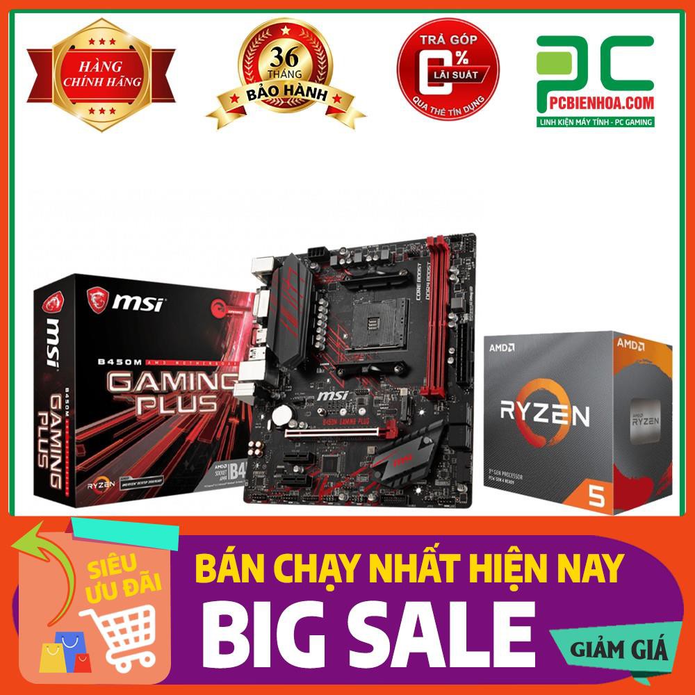 Combo Ryzen 5 3600 + Mainboard (AsusASrockMSI) TẶNG BÀN DI CHUỘT GAMING