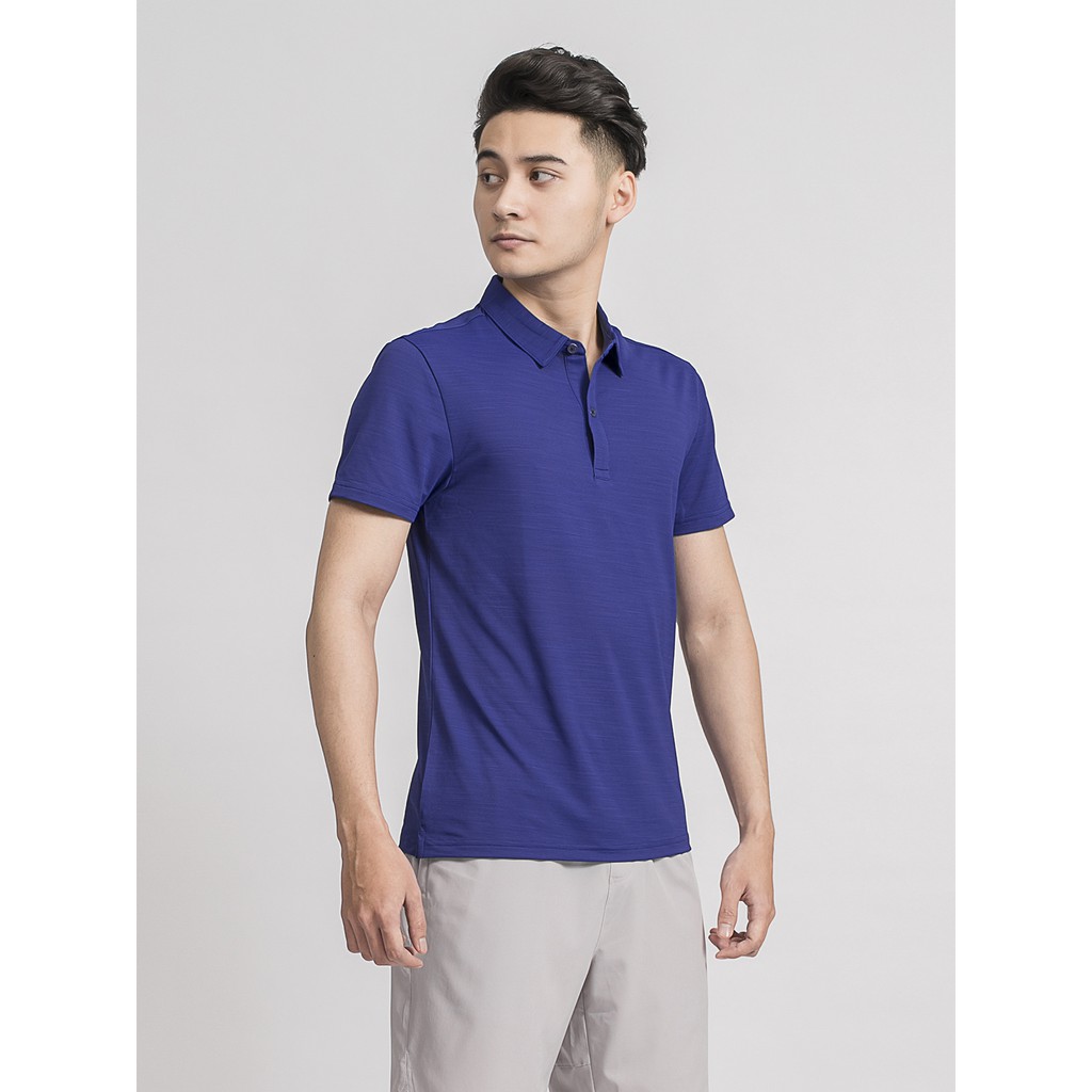 Áo polo nam ARISTINO dáng Slim fit ôm gọn, bề mặt lưới xốp nhẹ, polyester cool mát lạnh - APS022S9