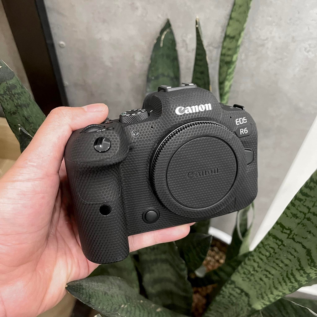 Skin 3M Máy Ảnh Canon R, RP, R5, R6 - Mẫu Skin 3m Vân Nổi Skin Dán Full Máy