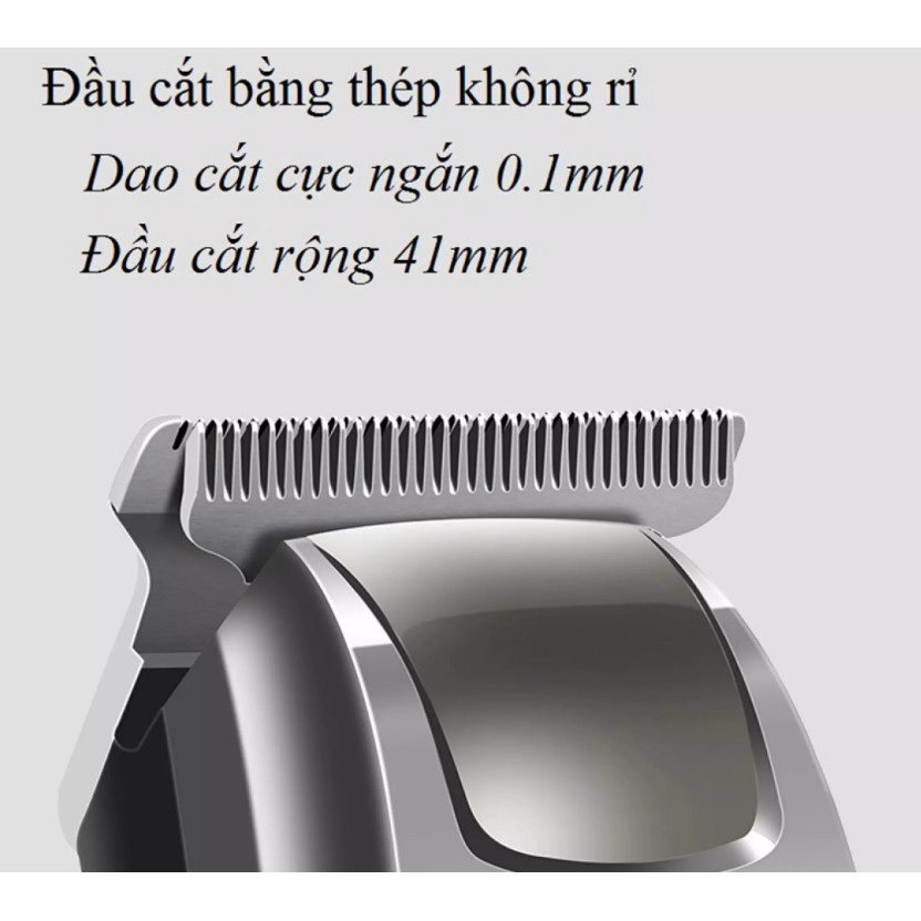 Tông đơ chấn viền kemei KM -2812 không dây chuyên nghiệp cạo trắng siêu nhẹ siêu sát Tông Đơ Cạo Viền Và Tạo Kiểu Tóc