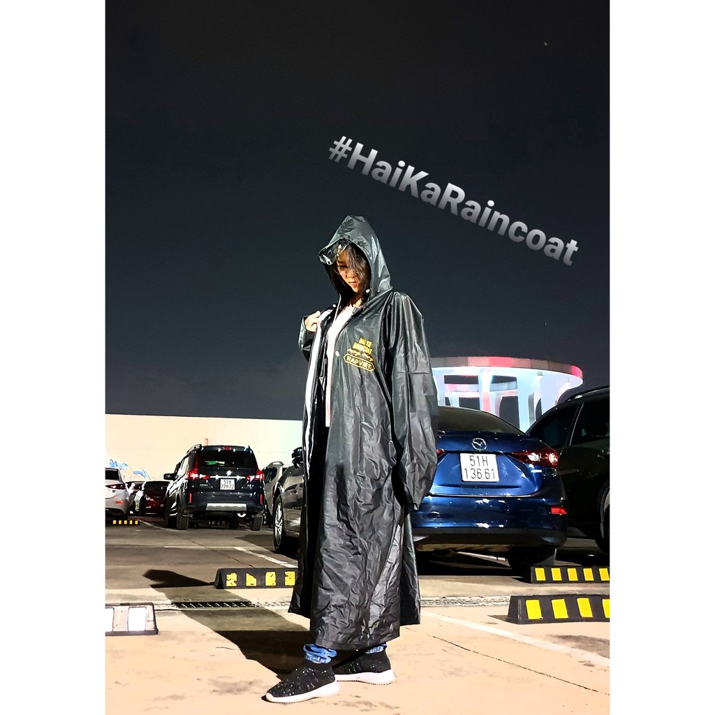 Áo mưa Măng Tô Dây Kéo  - Rapper - Phong cách/Cá tính - Chất nhựa PVC cao cấp Đài Loan