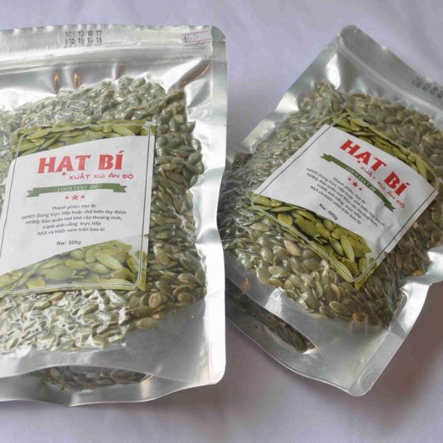 (sẵn) 500G NHÂN BÍ XANH ẤN ĐỘ (SỐNG/CHÍN) Non-Gmo