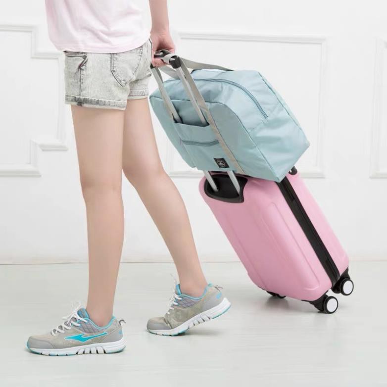 Túi du lịch vải dù gấp gọn siêu nhẹ linh hoạt, túi vải đựng đồ du lịch tiện lợi tienich247