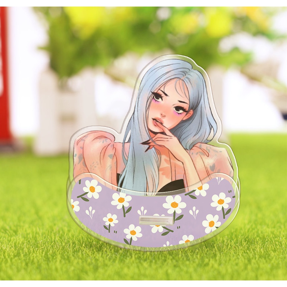 Mô hình standee lật đật lắc lư acrylic BlackPink Lisa Jisoo Jennie Rosé Kpop